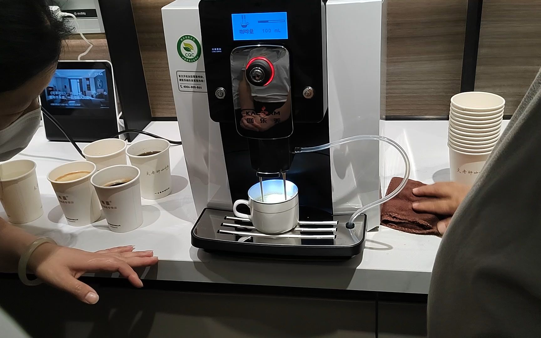 瑰夏 (15)咖乐美k90l便利店咖啡机,咖乐美k90l咖啡机调不了粗细