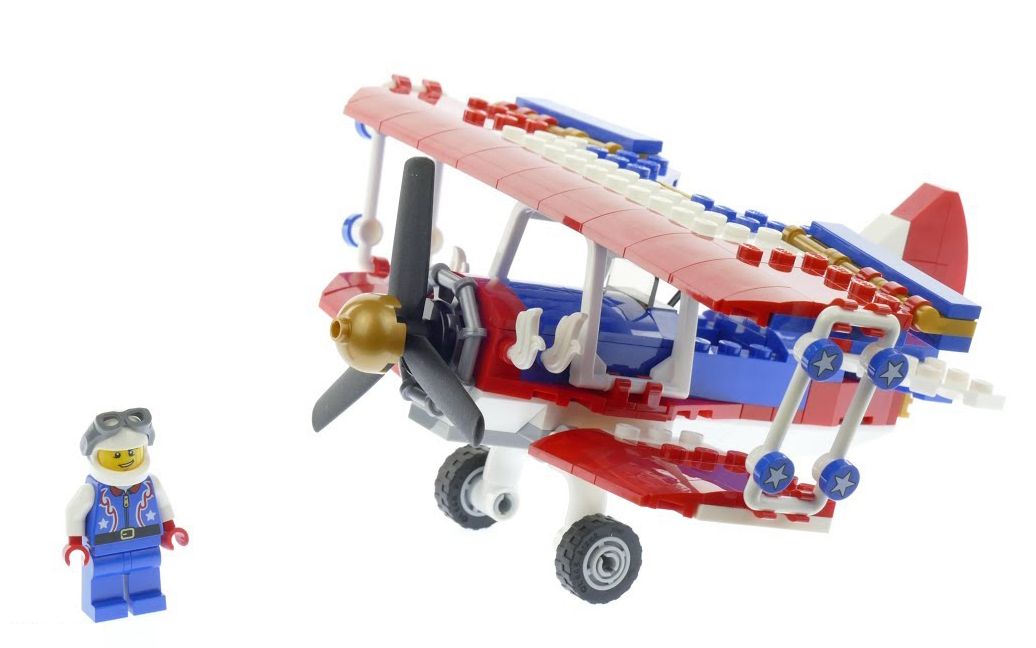 乐高 lego 31076 创意百变3合1 超胆侠特技飞机 2018速拼评测
