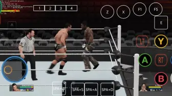 Video herunterladen: 手游wwe2k15兰迪奥顿和终极战士