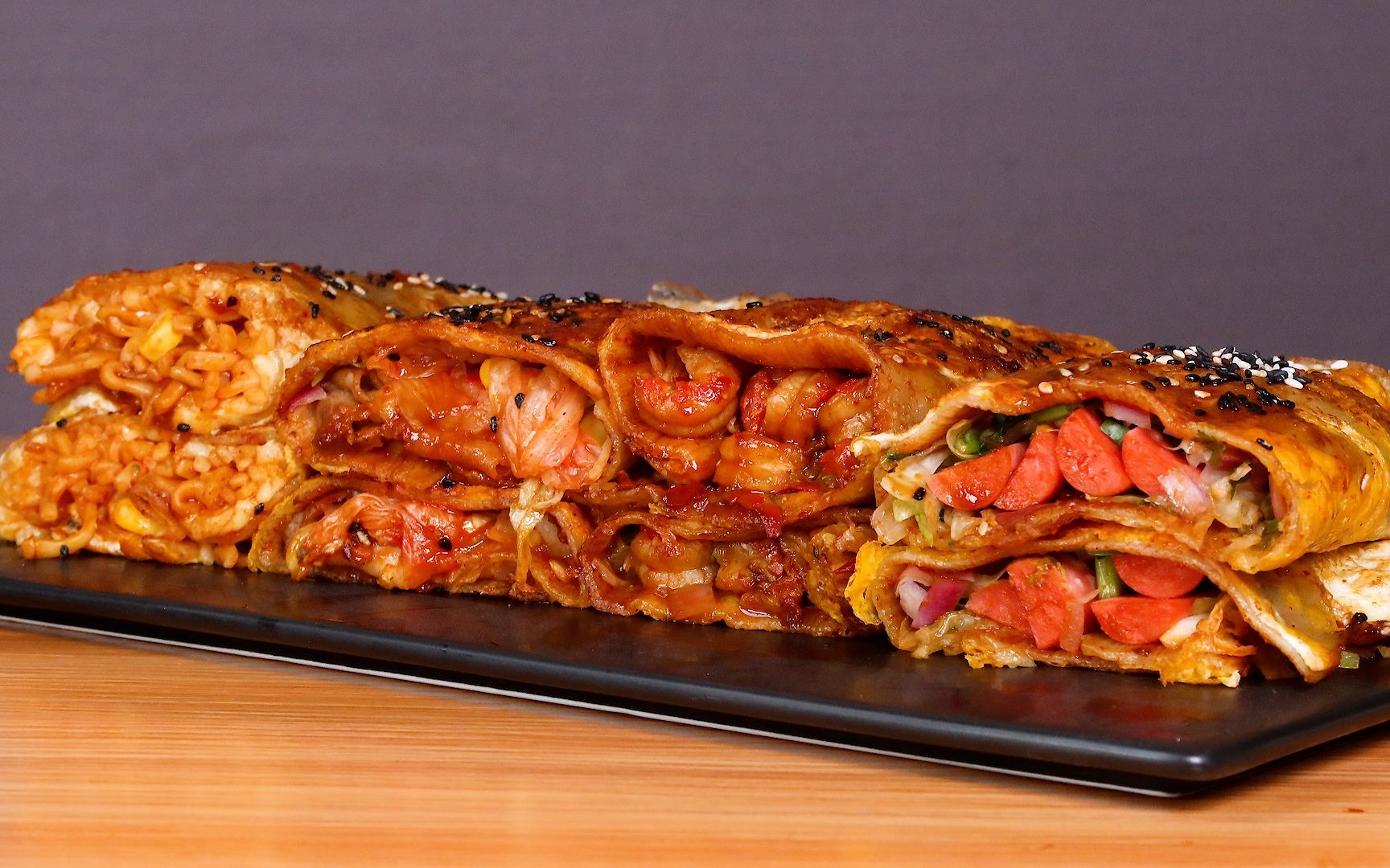 多种口味烤冷面,有你喜欢的吗?-慎言慎行赵某某-做饭-哔哩哔哩视频