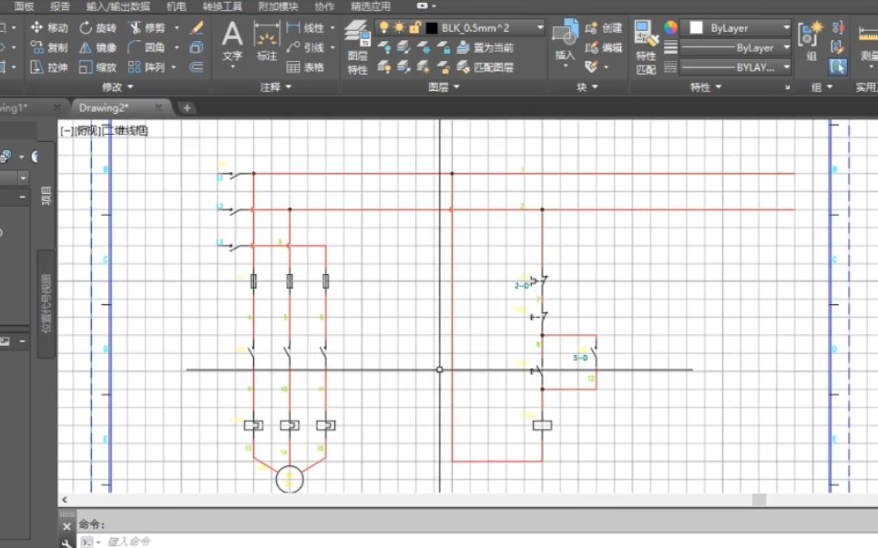 基于Auto CAD Electrical(ACE)电气控制原理图的基本绘制(入门1)哔哩哔哩bilibili