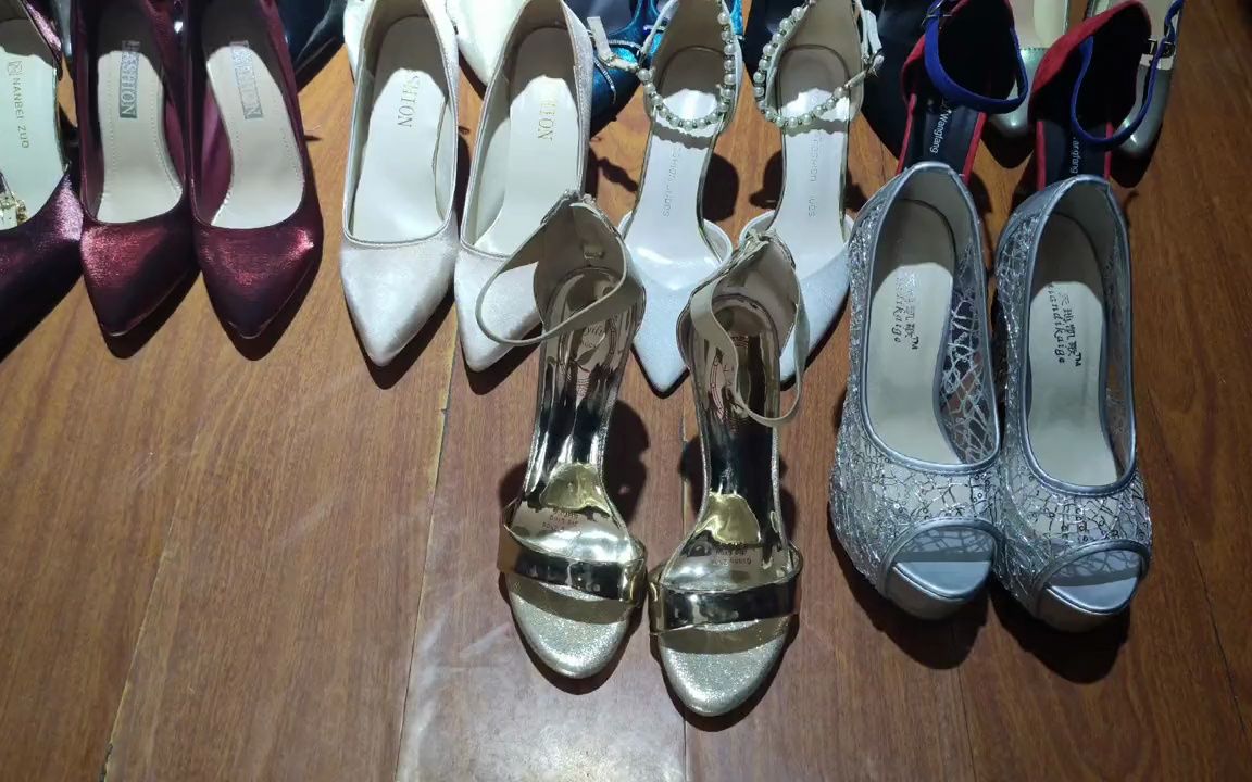 水晶鞋 #高跟鞋 #好鞋推荐 我家的鞋柜