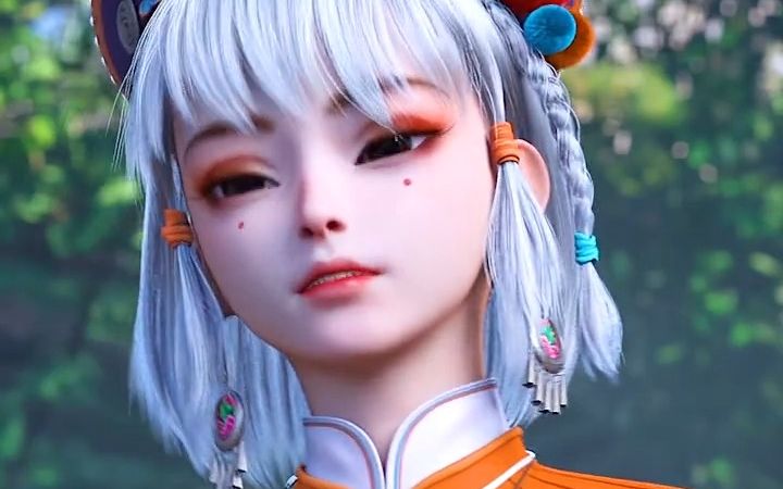 萝莉小白:一头白发,身材娇小玲珑很是可爱 #少年白马醉春风 #国漫女神