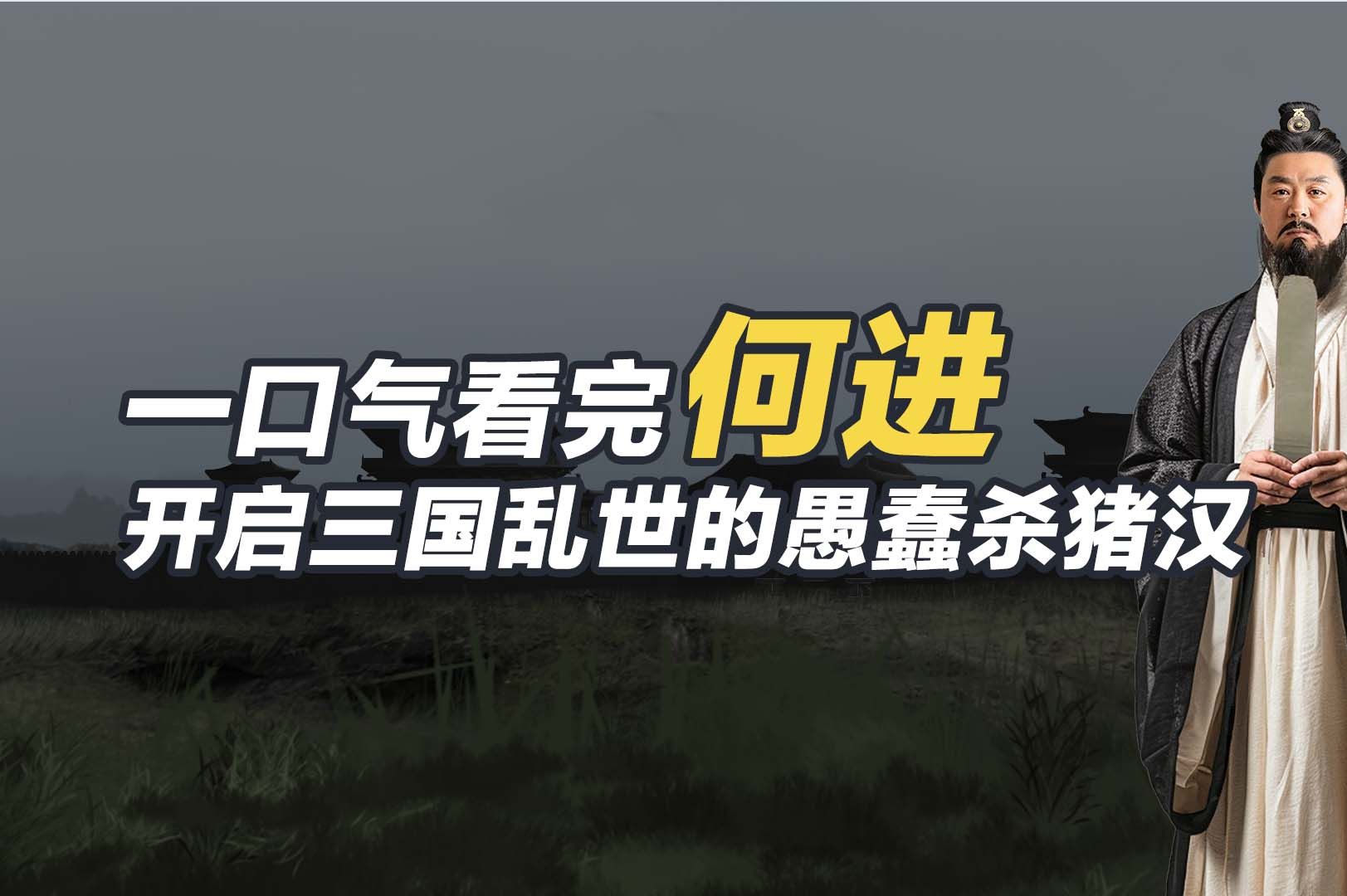 一口气看懂何进,为了杀几个宦官大搞形式主义,开启了汉末乱世!哔哩哔哩bilibili