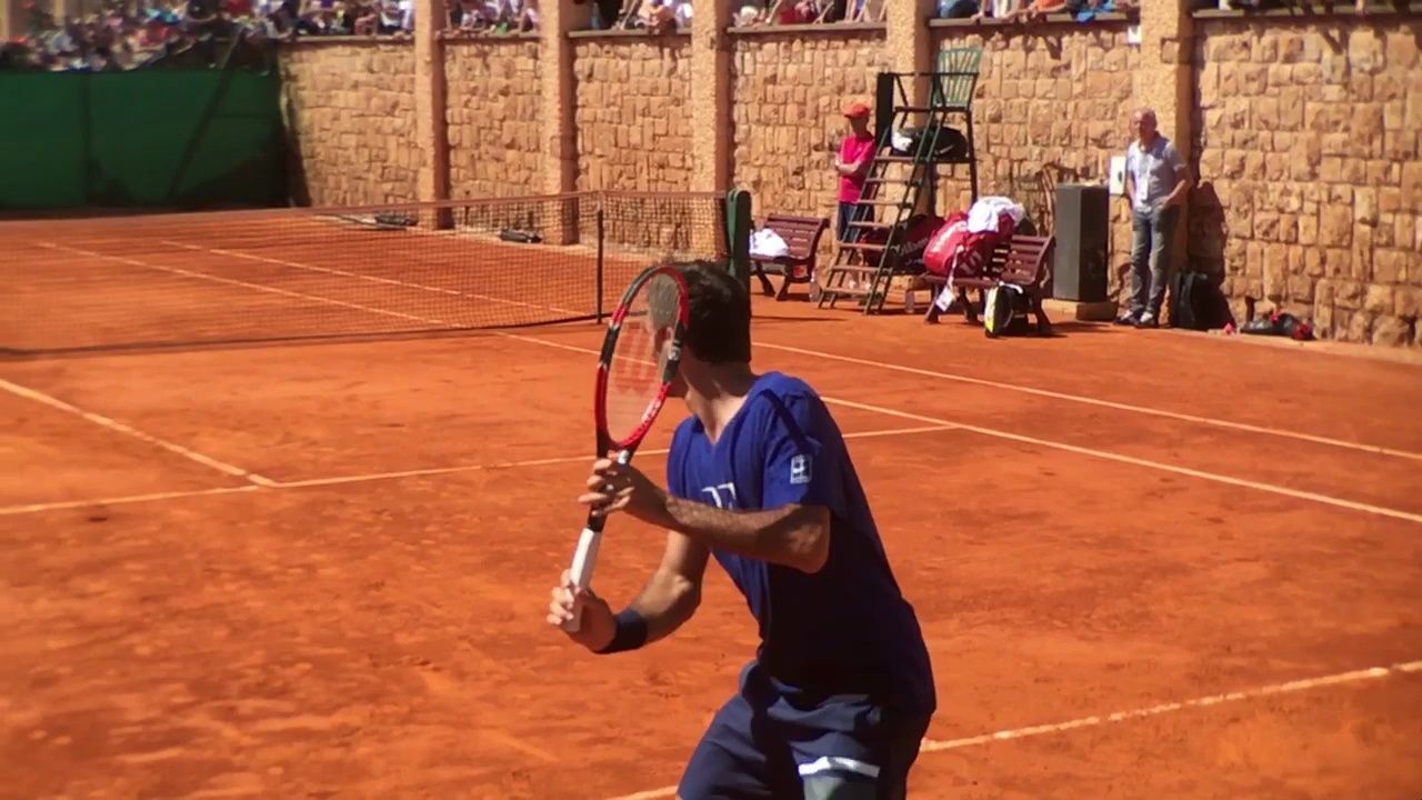 roger federer in slowmotion - montecarlo rolex master 2016