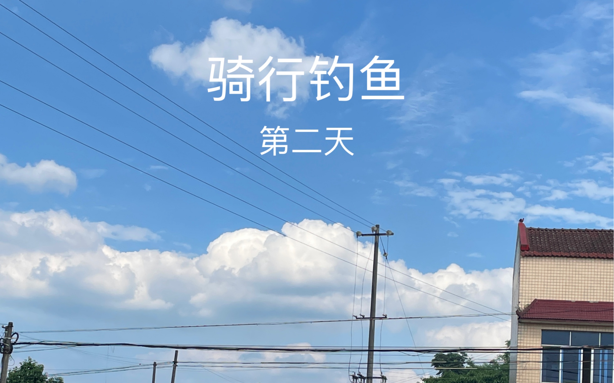 骑行游钓第二天