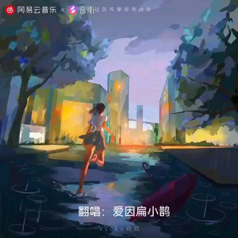 [图]翻唱Vicky宣宣的《越过狂风暴雨奔向你》