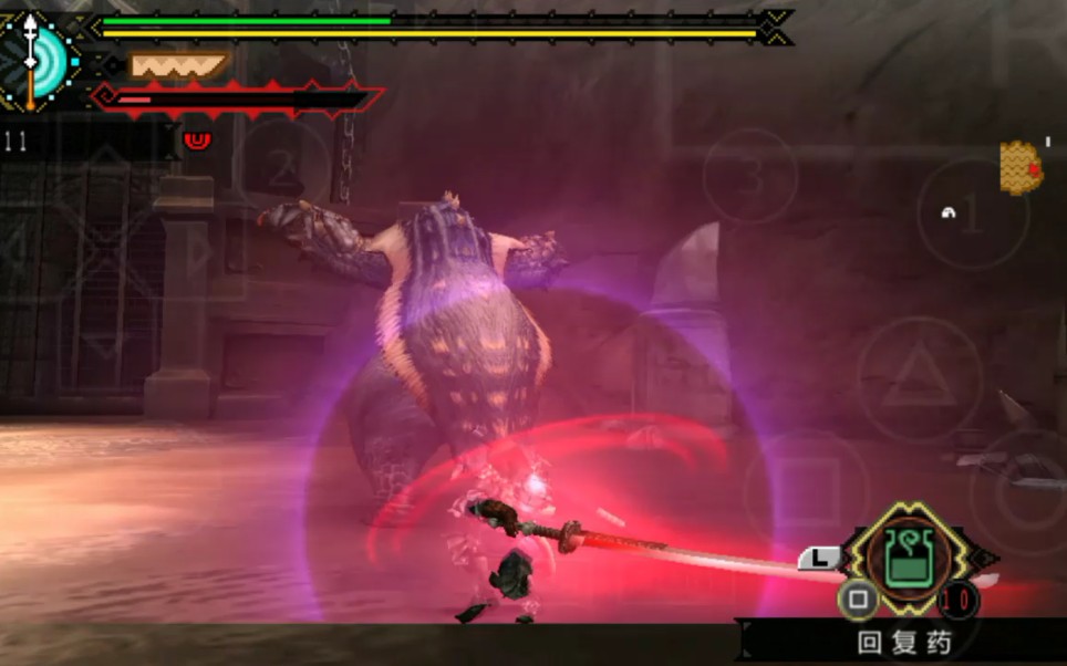 p3】训练所太刀青熊兽6分52秒【转】【mhp3】训练所集团演习全怪单人s