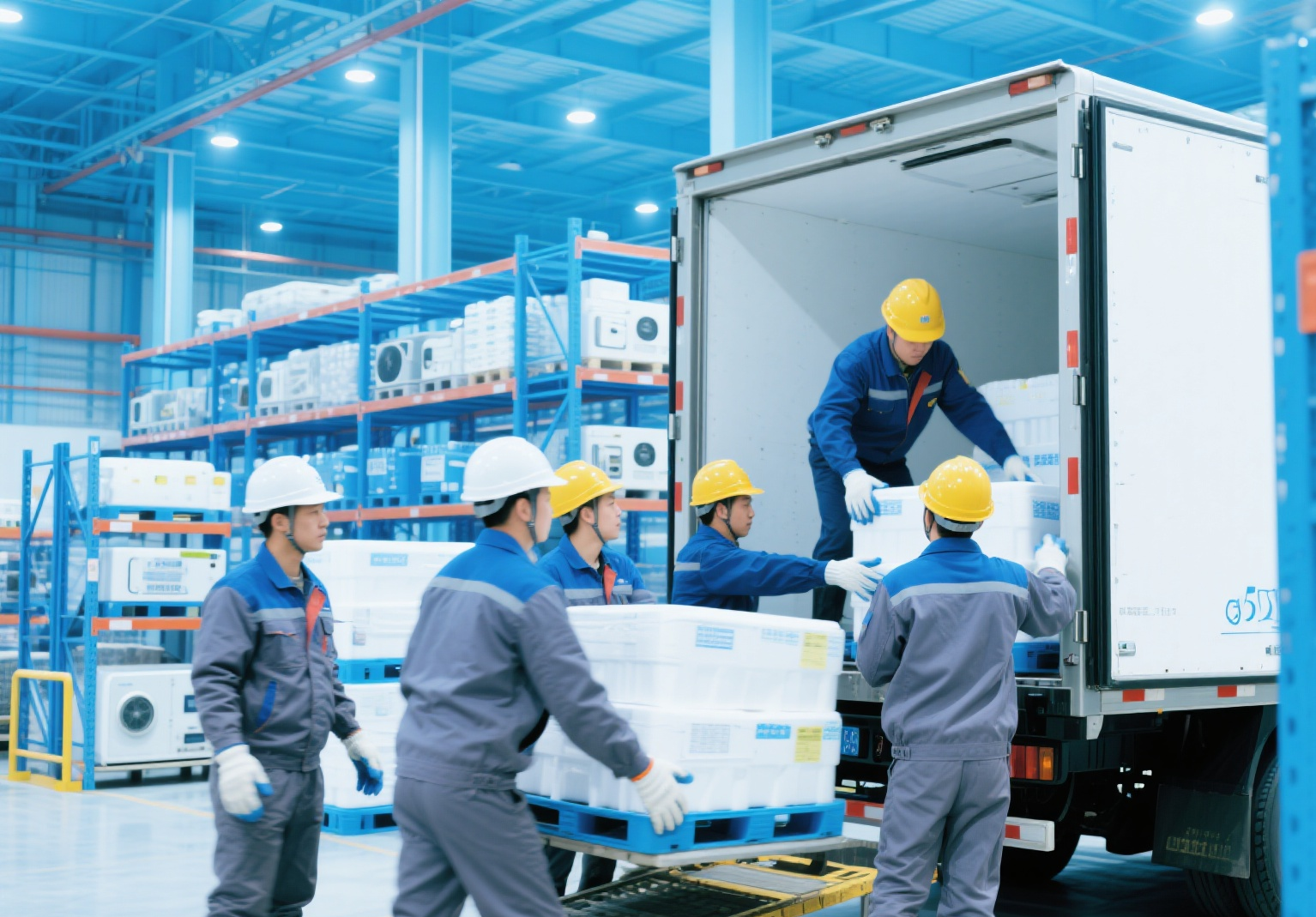 深圳带温湿度传感器冷链物流车冷链运输