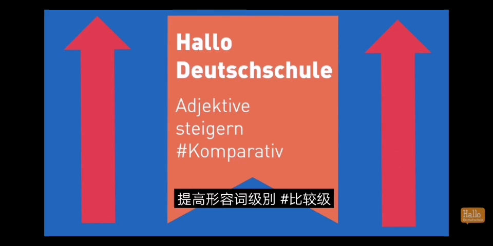 一起学德语:Hallo Deutschschule :A1.2第20课:语法/提高形容词级别,词汇/比较与描述.哔哩哔哩bilibili