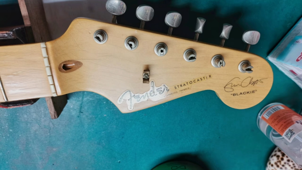 eric patrick clapton签名款fender维修保养金属件除锈