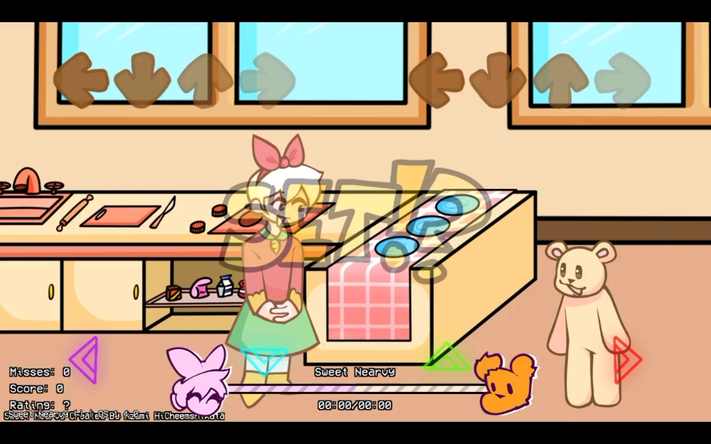 【fnf 粉丝要求up玩的优质mod】邦尼的面包店
