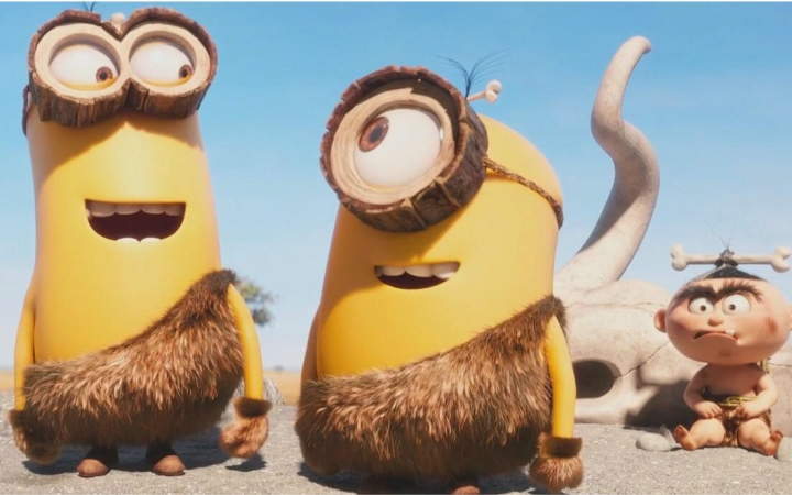 《小黄人》番外短片《原始人的小弟》cro minion