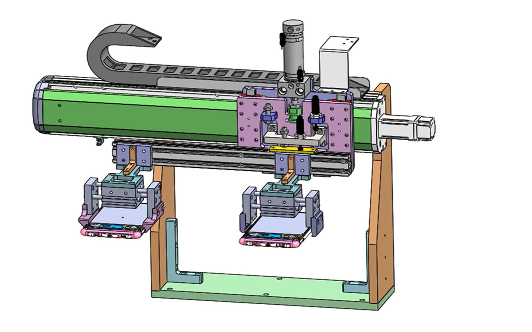 双轴等距取料机械手z轴方向动力缓冲应该怎么做?_哔哩哔哩_bilibili