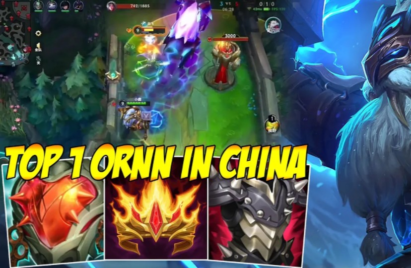 【lol手游】国服榜一奥恩上单对线技巧细节,教你如何发育后期支援打团