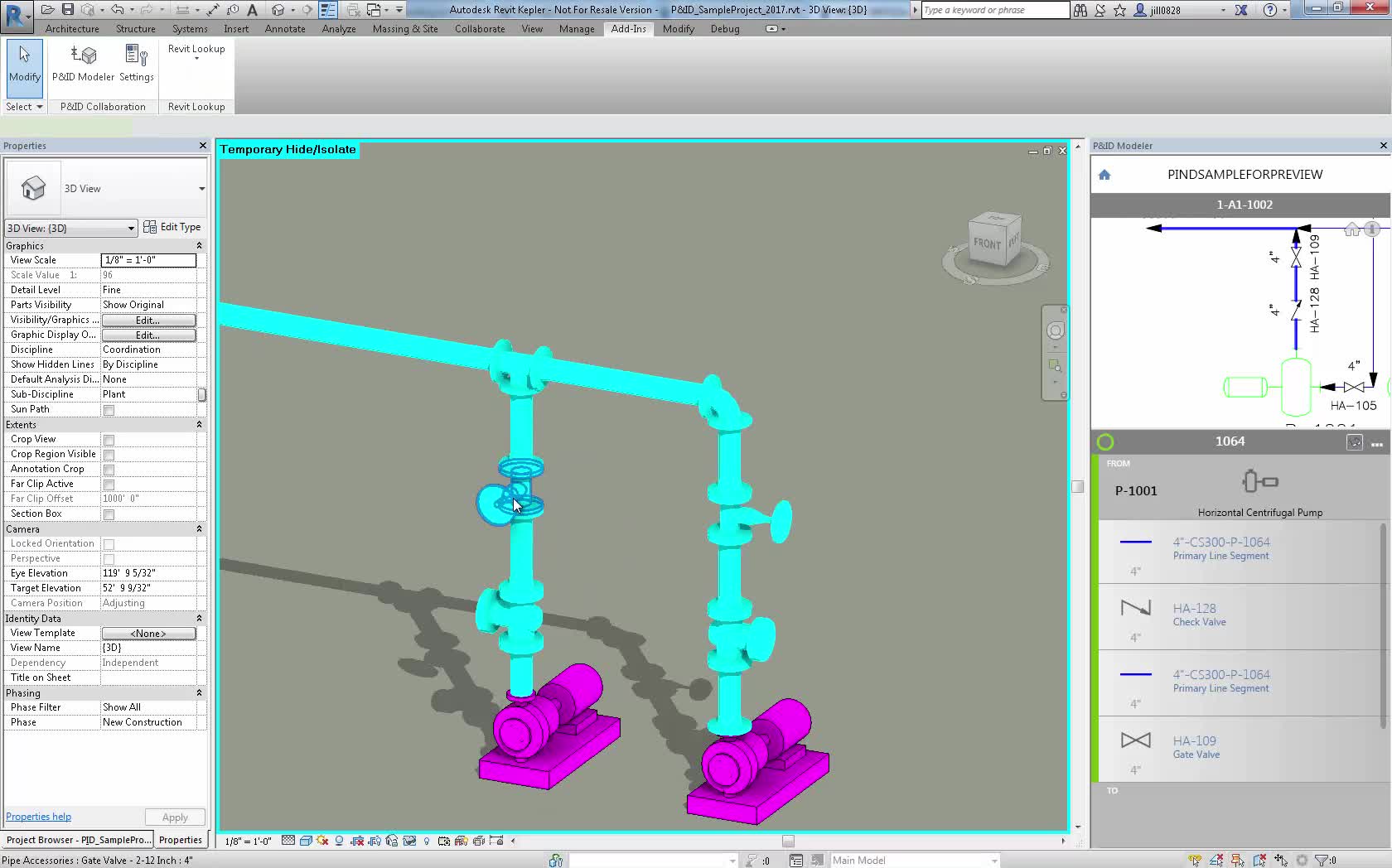 [图]【BIM】从AutoCAD Plant 3D/AutoCAD P&ID导出PID信息至Revit