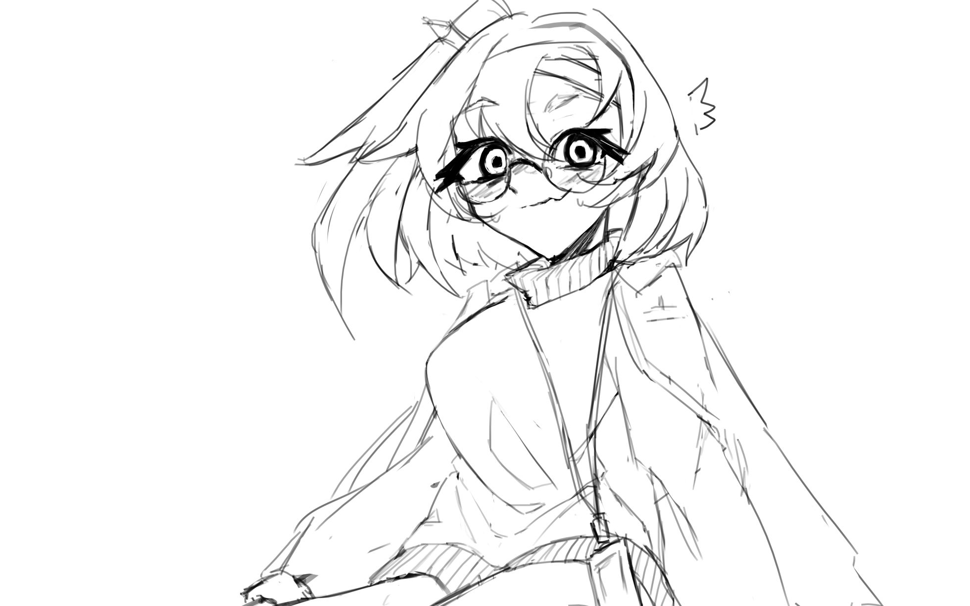 简简单单画个眼镜妹【ep.11】