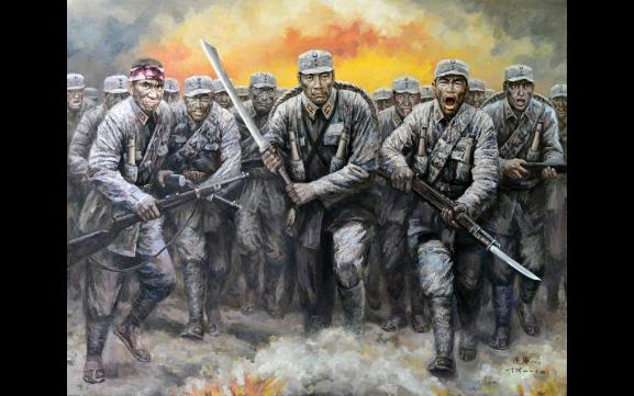 抗战时期的宣传画