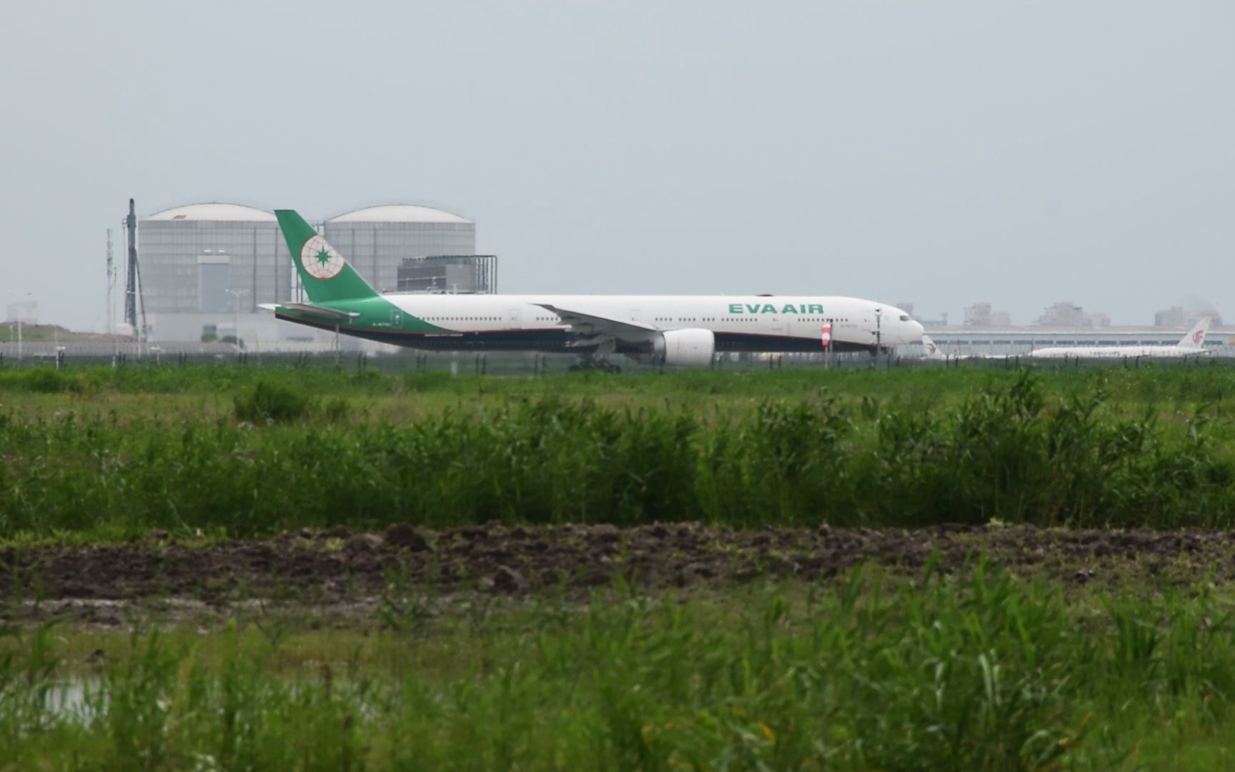 长荣航空77wzspd34l起飞