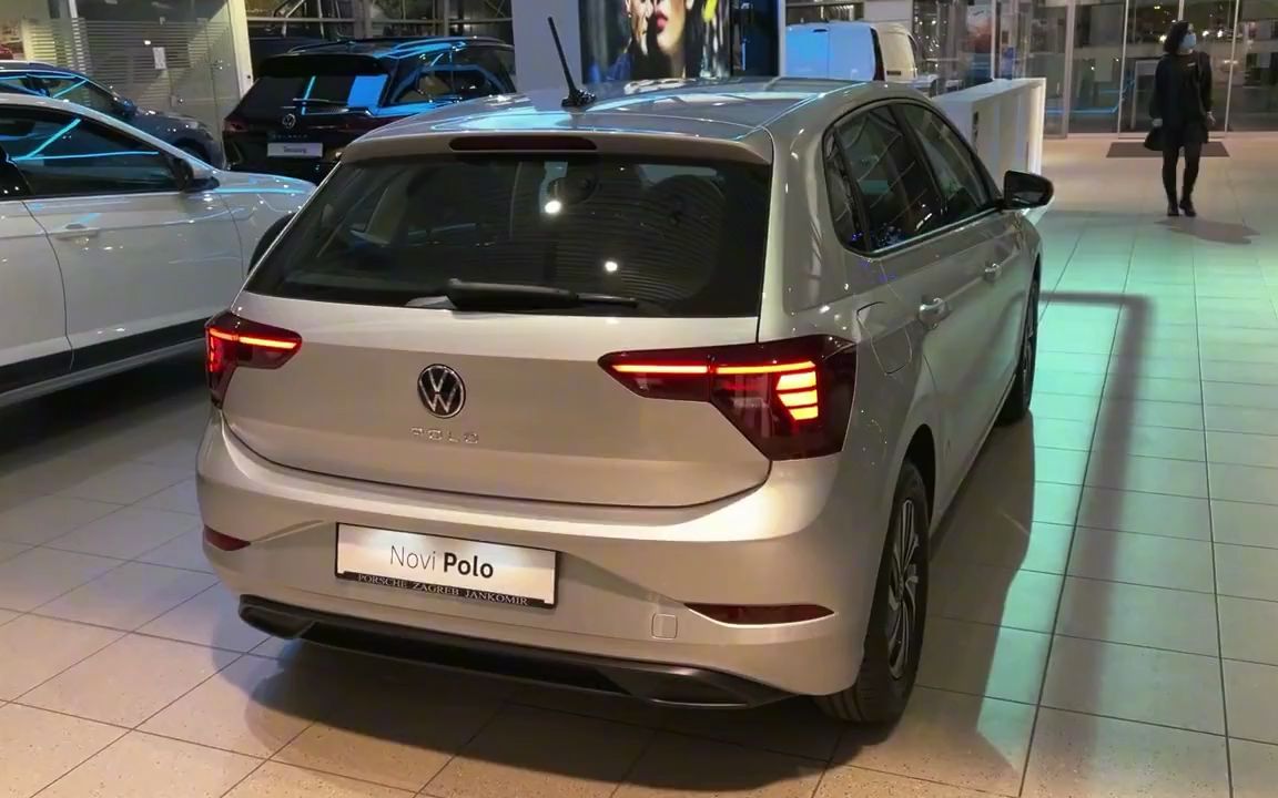 新车到店,实拍2022款大众polo,太漂亮了!_哔哩哔哩_bilibili