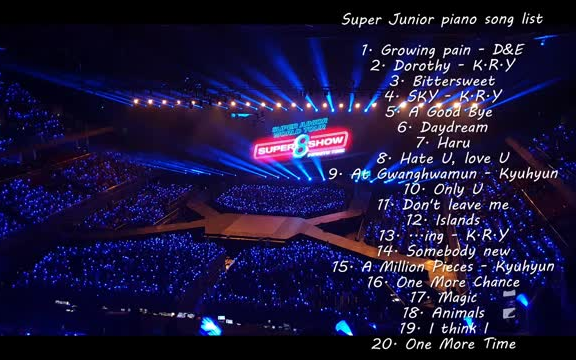 [图]【Super Junior】歌曲钢琴版合集 纯音乐 BGM piano song list