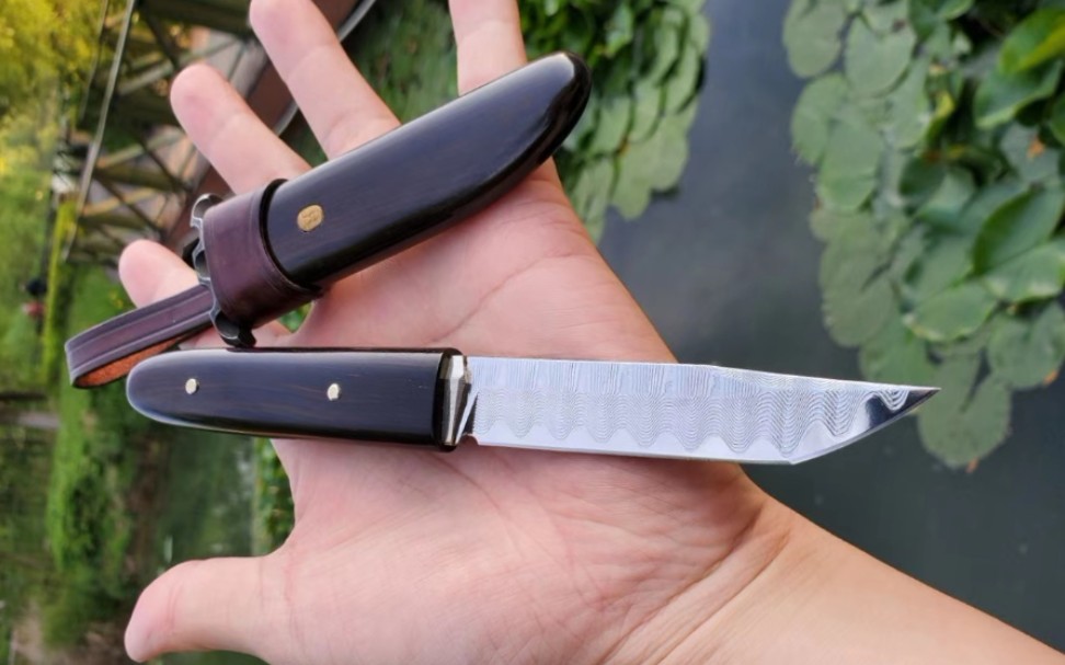 扶桑刀源于唐代兴于日本,今天来做一把刀隔与刀柄分离的小扶桑刀_哔哩