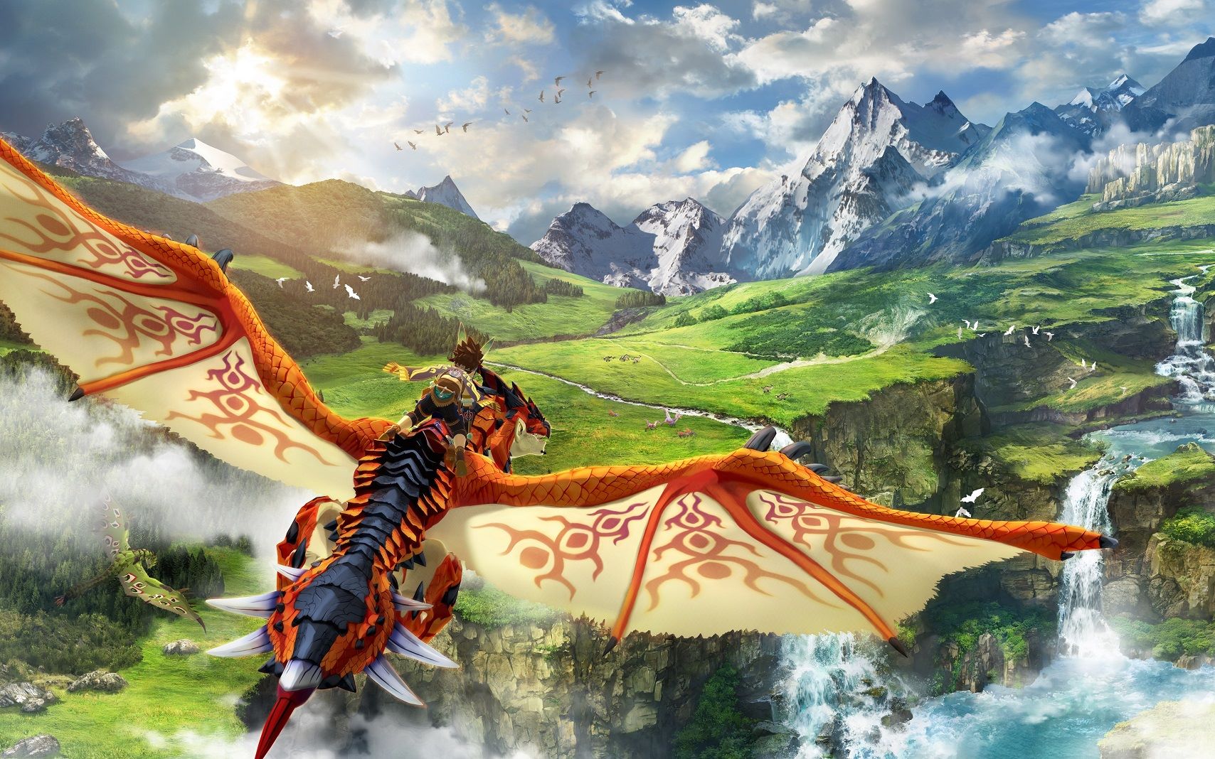 《monster hunter stories 2: 毁灭之翼》pv2公开!