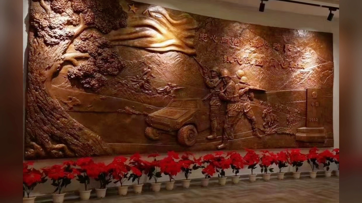 国防教育展厅浮雕设计定制公司