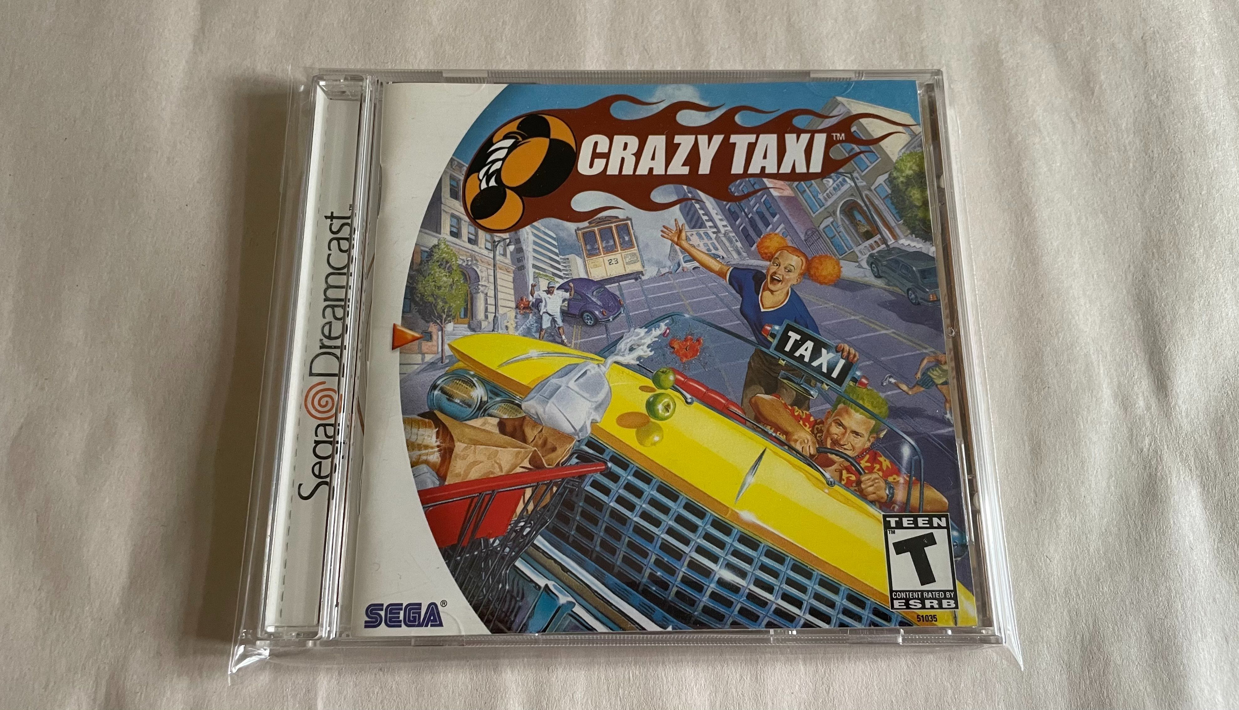 疯狂出租车 Crazy Taxi 美版 dreamcast 实体试玩