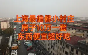 下载视频: 上海最偏僻小镇，房子十万一套，东西便宜还超好。