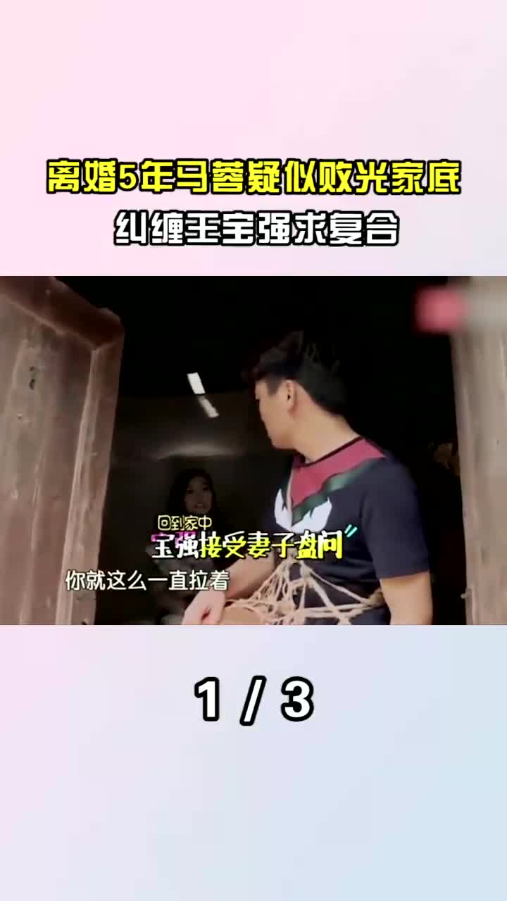 离婚5年马蓉疑似败光家底,纠缠王宝强求复合,这是后悔了? (1)哔哩哔哩bilibili