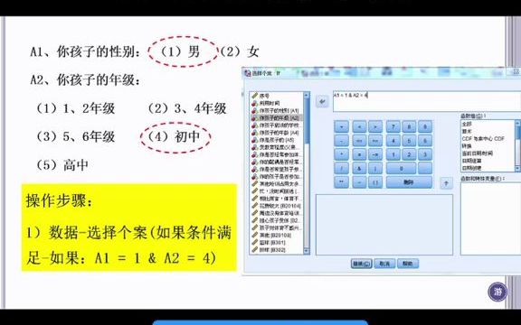 怎么选择部分样本分析 SPSS:选择个案#spss哔哩哔哩bilibili