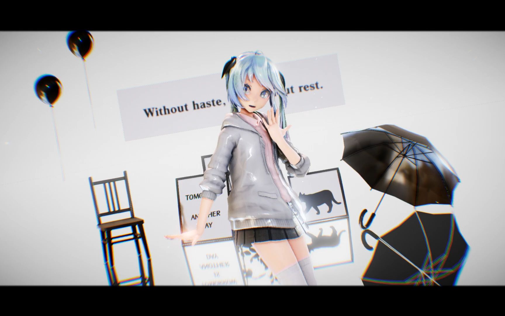 【MMD】Pale /MIMI【Tda Hood Miku】【搬运】哔哩哔哩bilibili