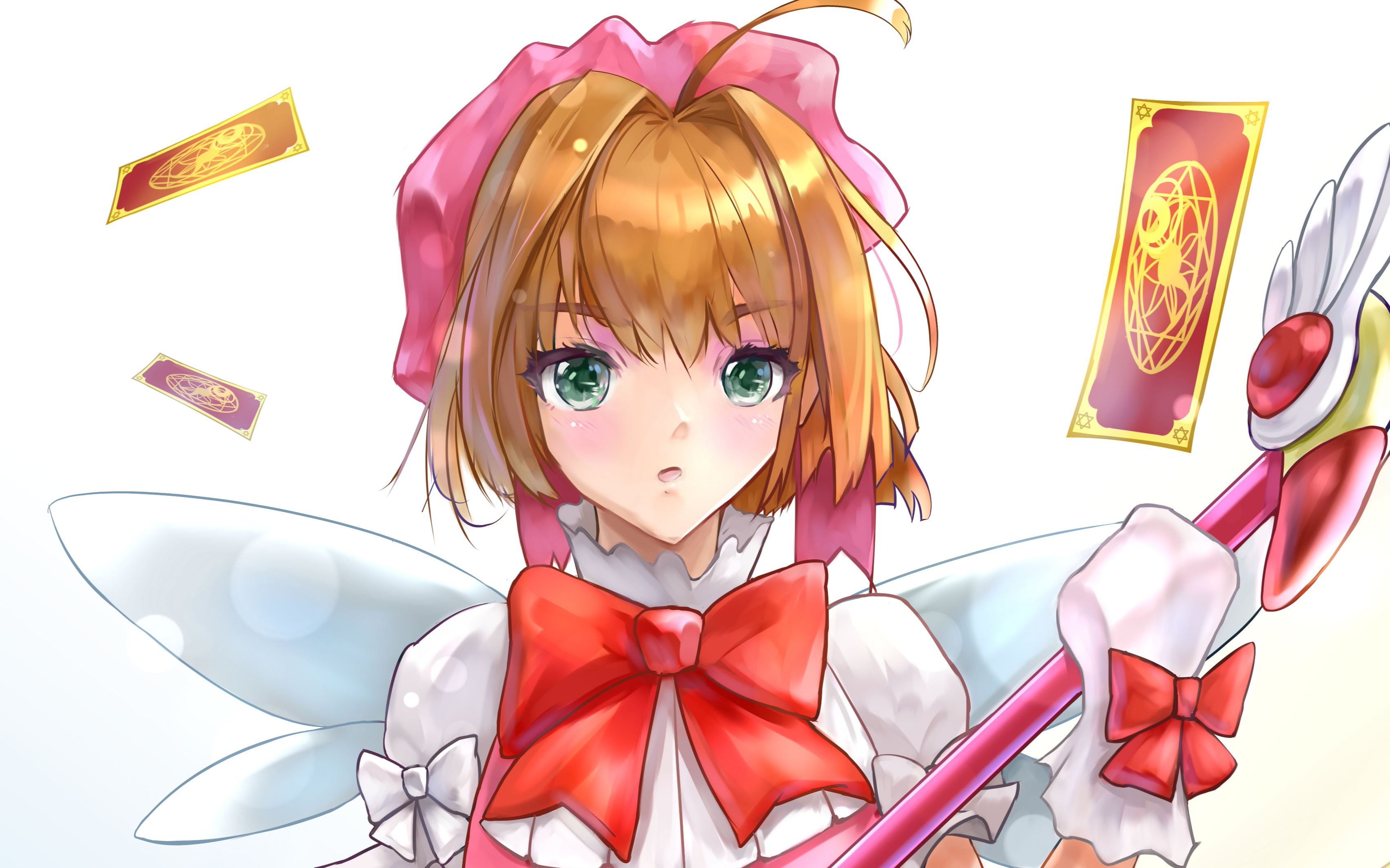 【初代萌王】【上色部分】魔卡少女樱板绘速涂--原创同人_哔哩哔哩