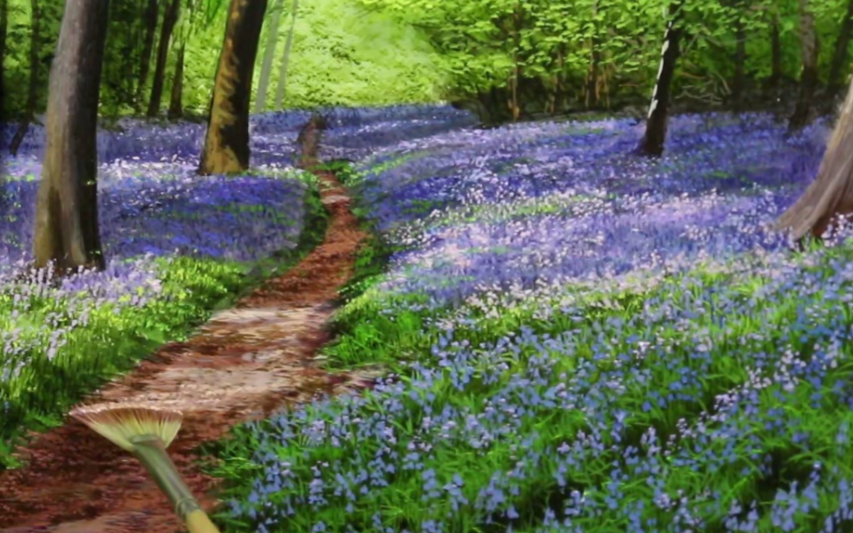 活动作品施加亿点点魔法让森林开满鲜花michaeljamessmith油画