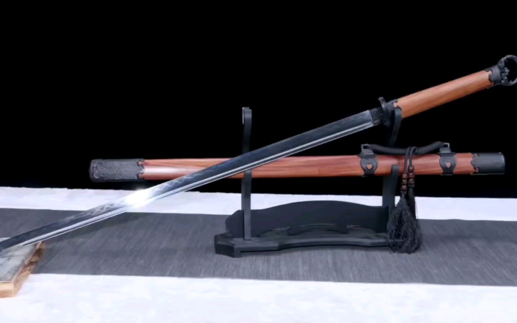 锰钢t10烧刃环首刀唐刀_哔哩哔哩_bilibili