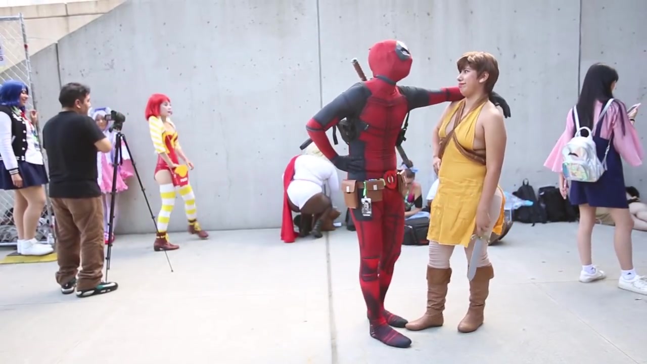 死侍cosplay小贱贱羞耻度max隔着屏幕都觉得尴尬