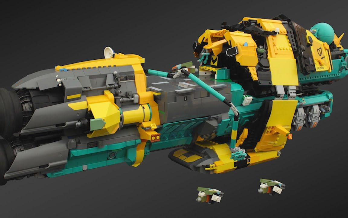 乐高moc作品 top10 机甲 飞船 星球大战激光剑