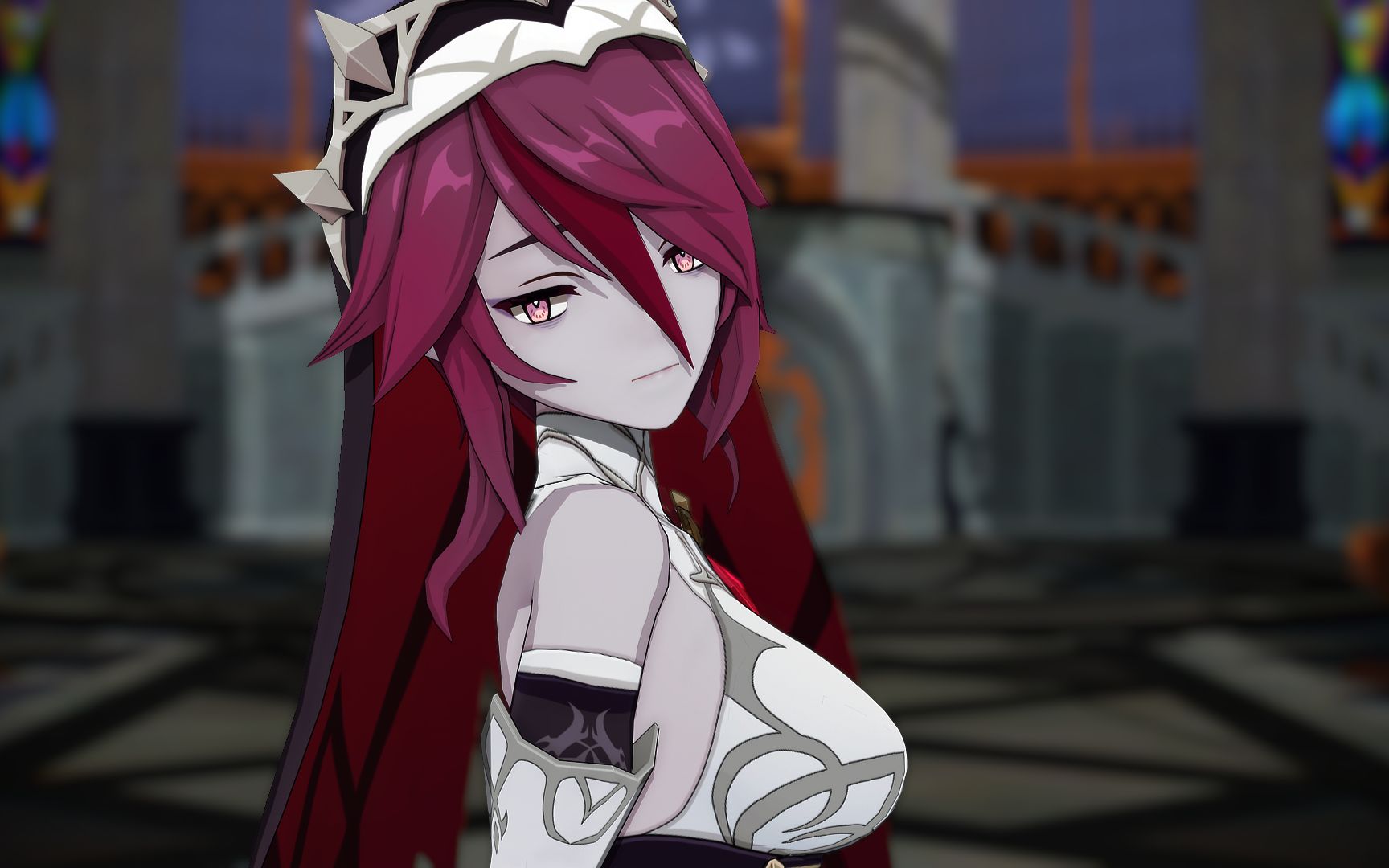 【原神mmd】#震惊,某一修女竟在教堂干这种事.