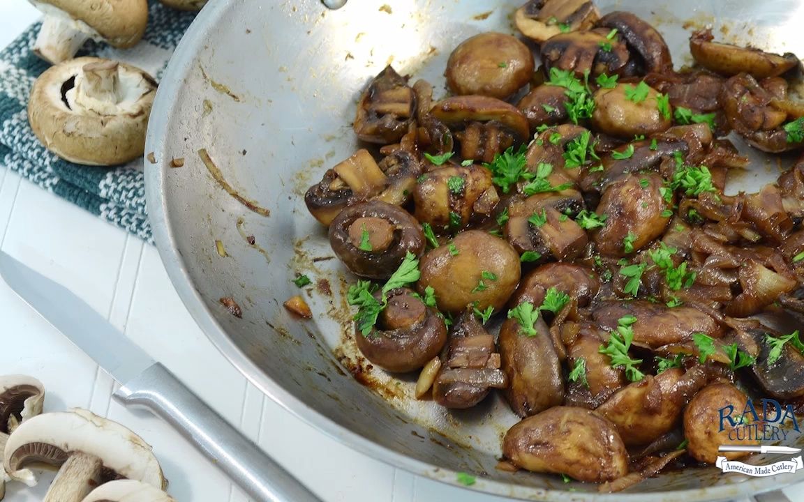 Sauteed Mushroom Recipe with Caramelized  印度代购www.abmau.com哔哩哔哩bilibili