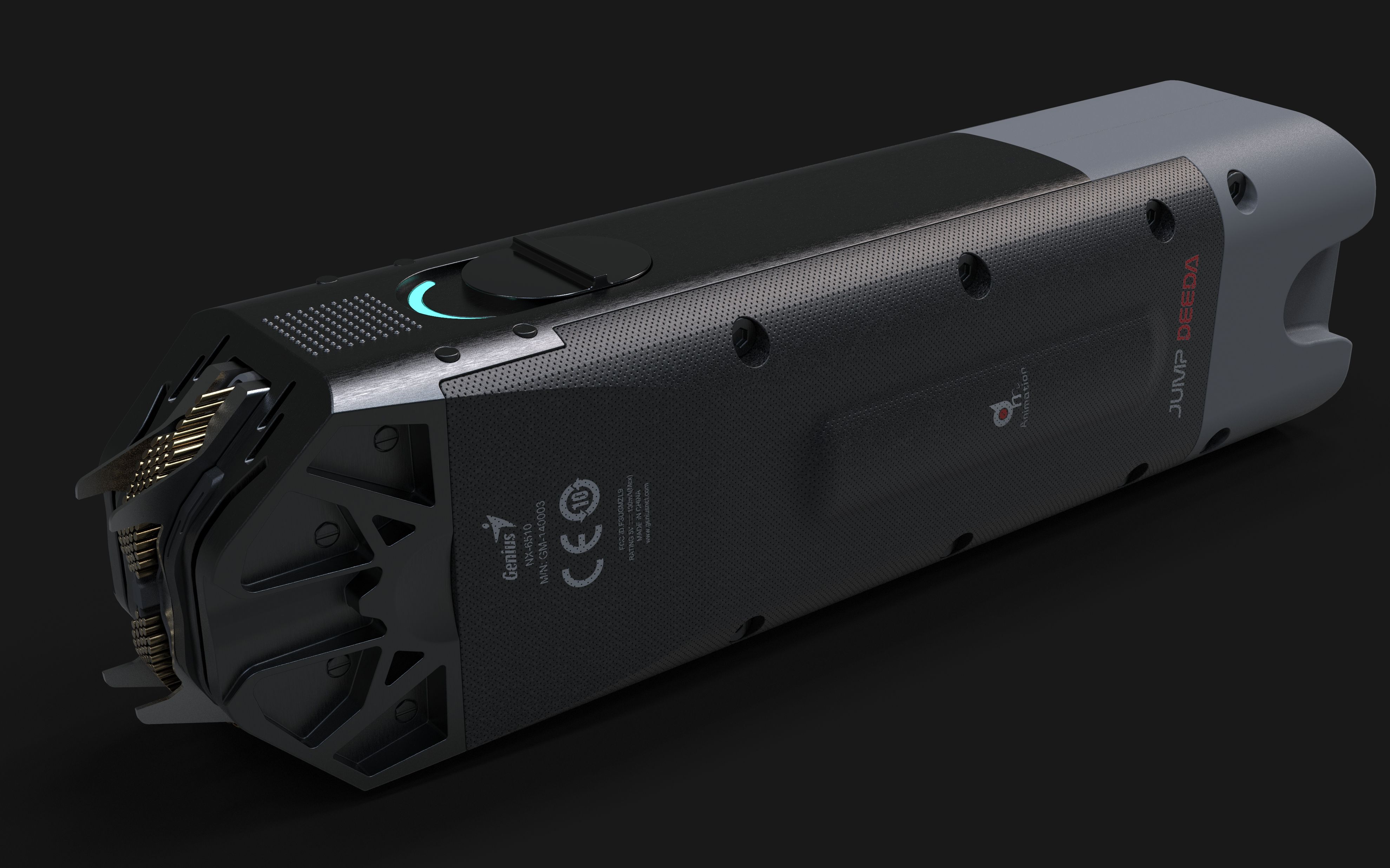 3d展示moi3d结合keyshot硬表面工业模型制作渲染输出