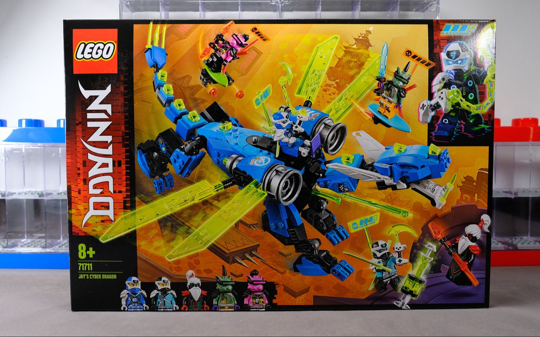 乐高搭建乐高幻影忍者71711杰的二次元神龙评测