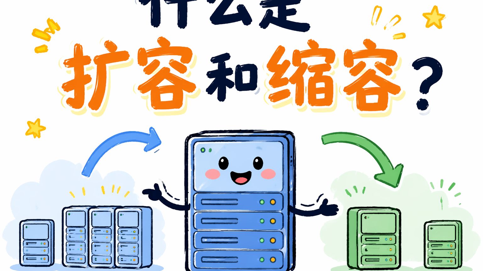 什么是扩容和缩容?为什么服务器会自己变多又变少?