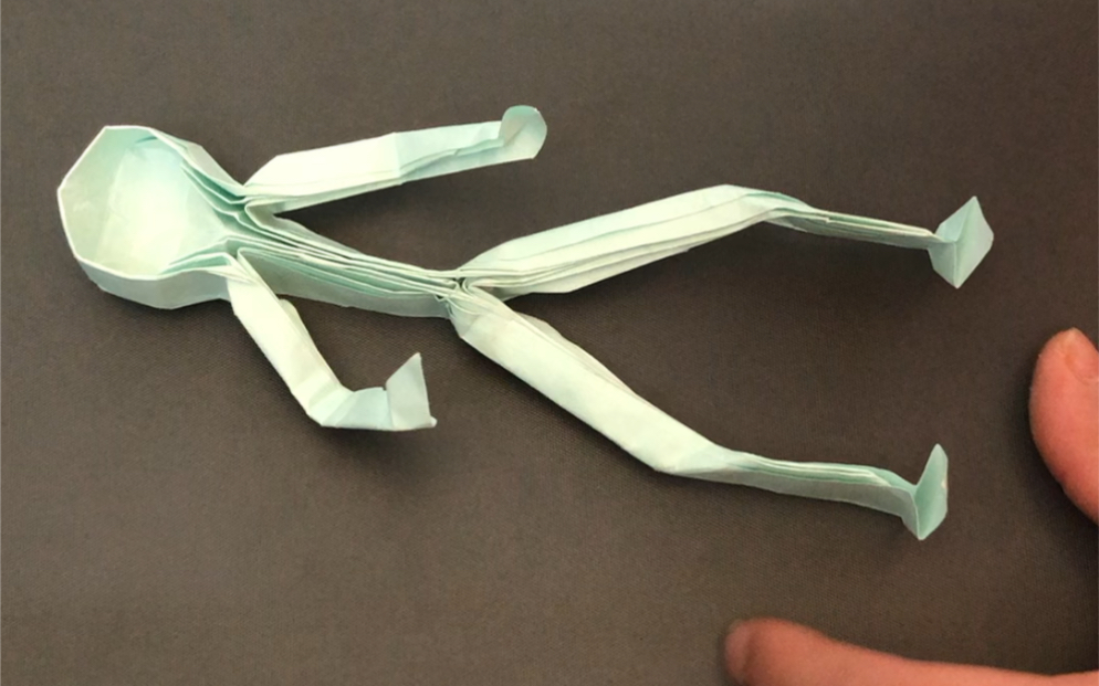 火柴人手工折纸教程视频(二)