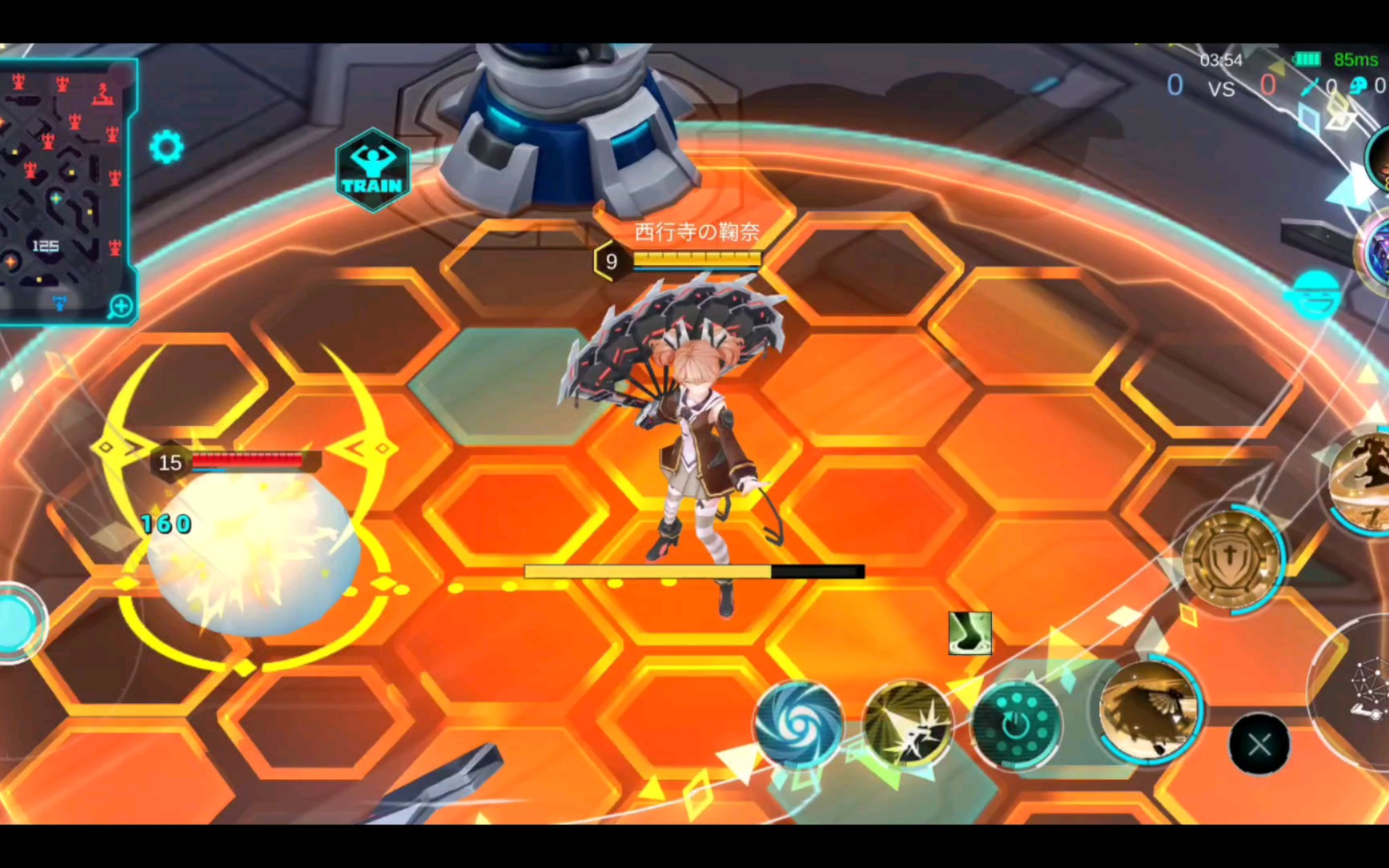 300大作战 樱山水赛季皮 机动女高演示