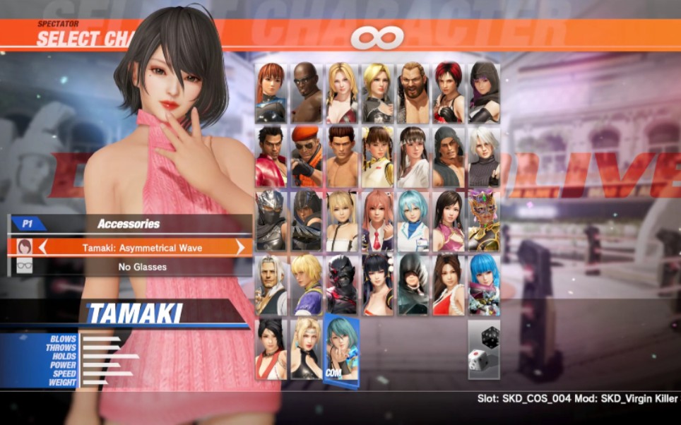 死或生6环姐姐的露背服