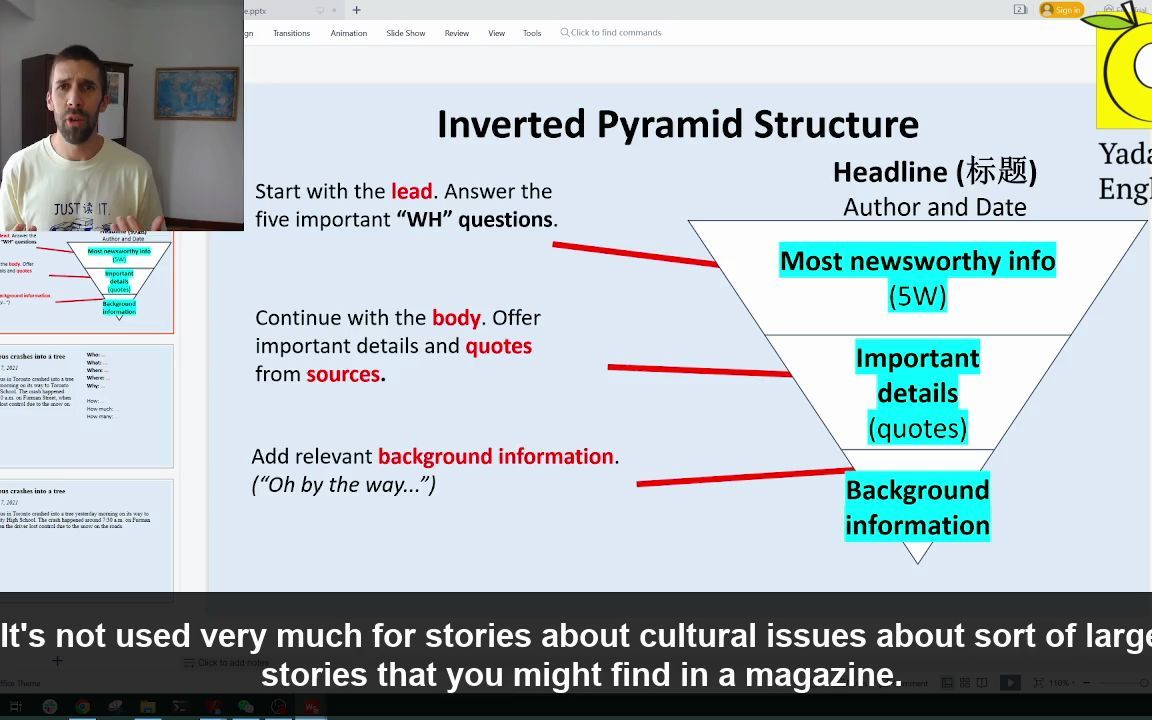 [图]新闻文章 --How to use the Inverted Pyramid Structure to write a news story