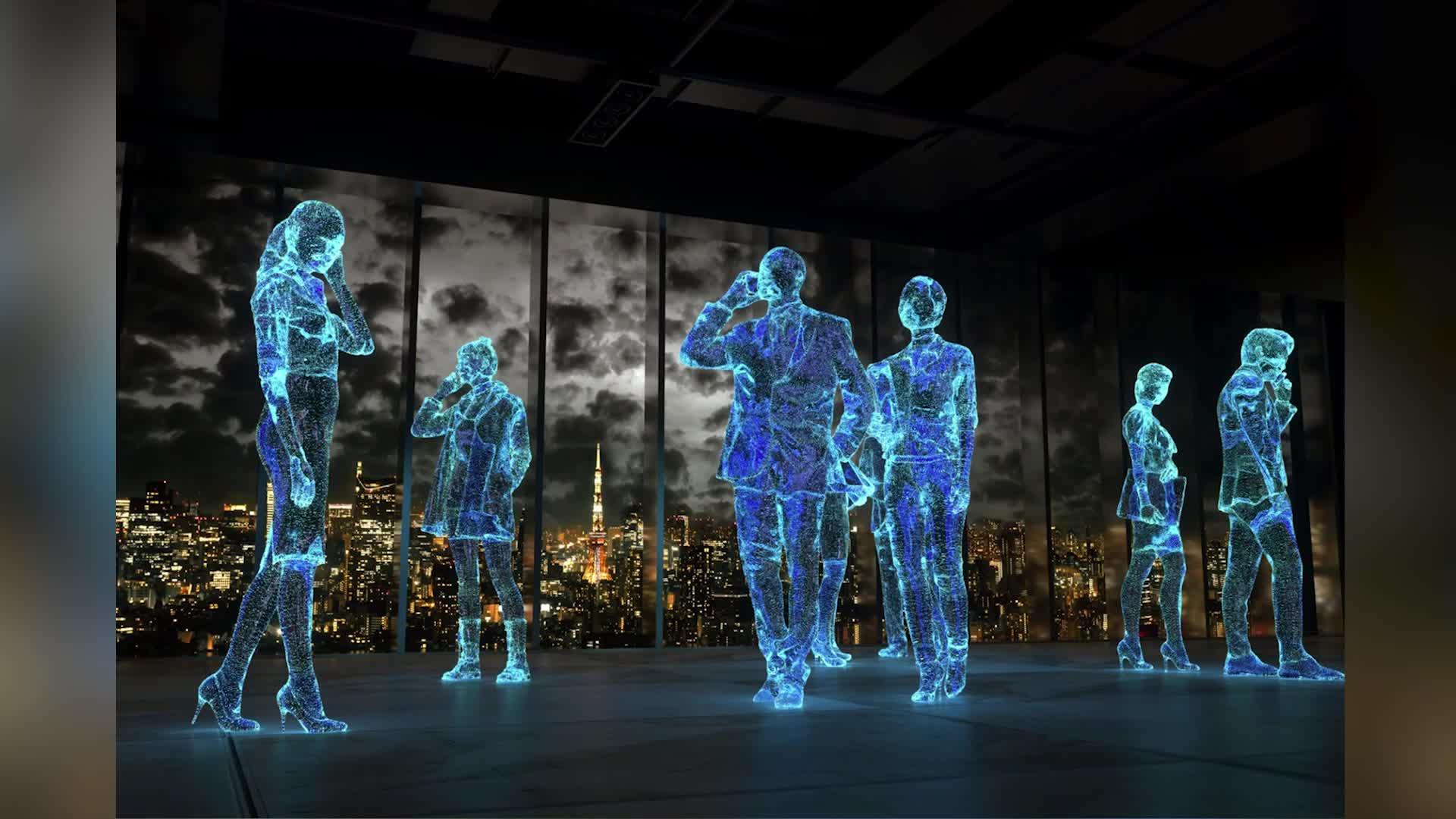 数字虚拟人物背景图jpg素材