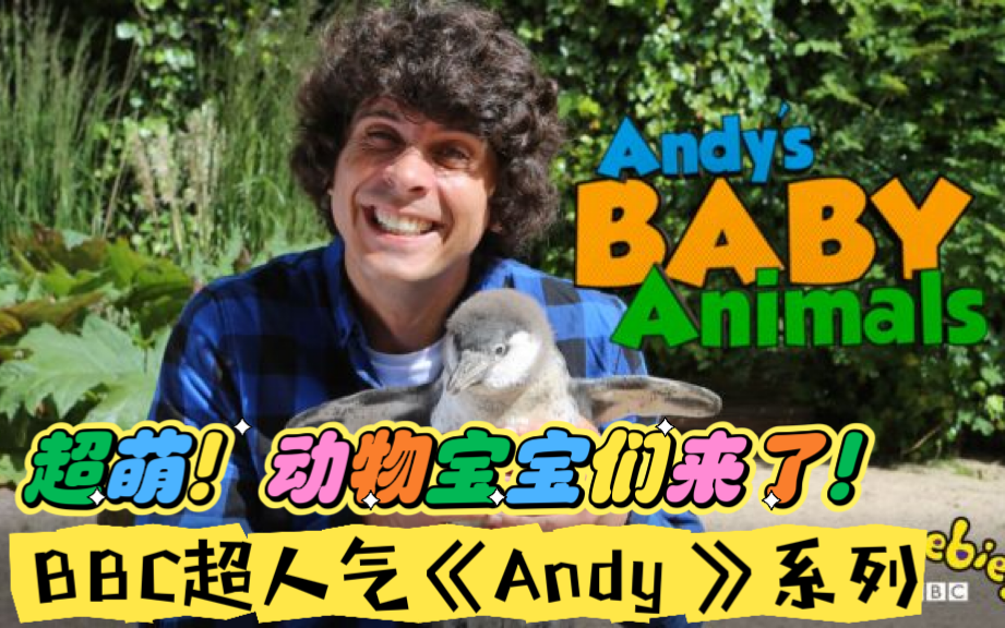 [图]BBC真人儿童科普节目Andy系列之《Andy's baby animals》20集高清英文字幕，可爱的小动物们来啦！Andy的动物宝宝们