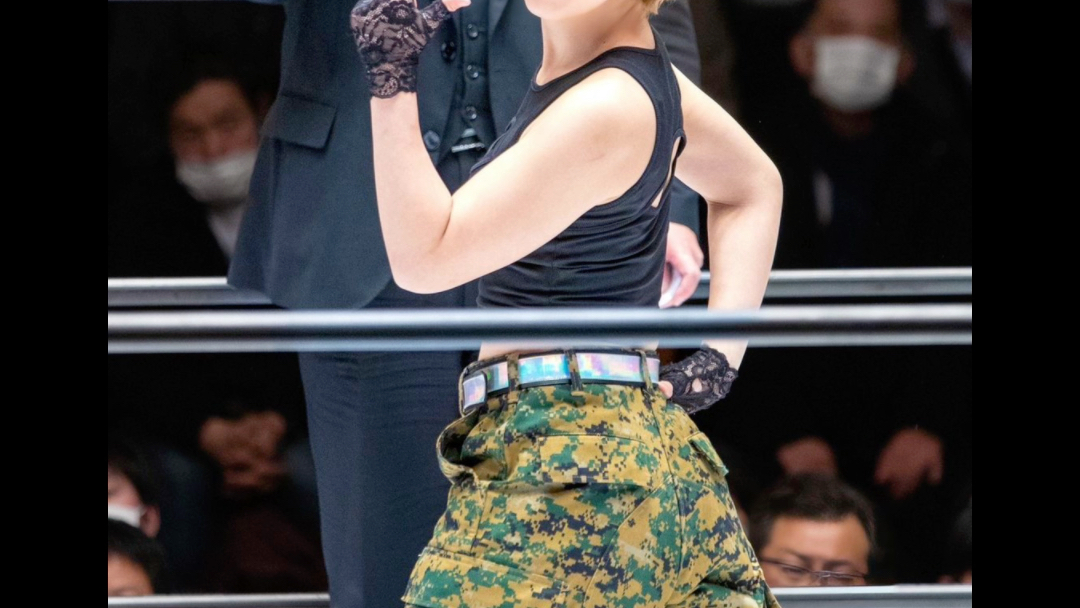 日本摔角美女选手(樱井梅)御姐范儿十足